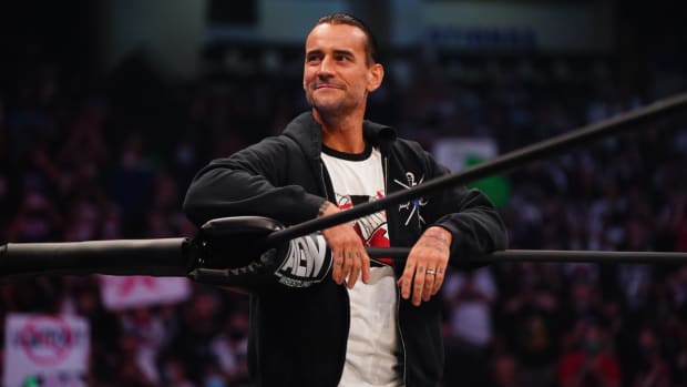 CM Punk makes his entrance on Dynamite